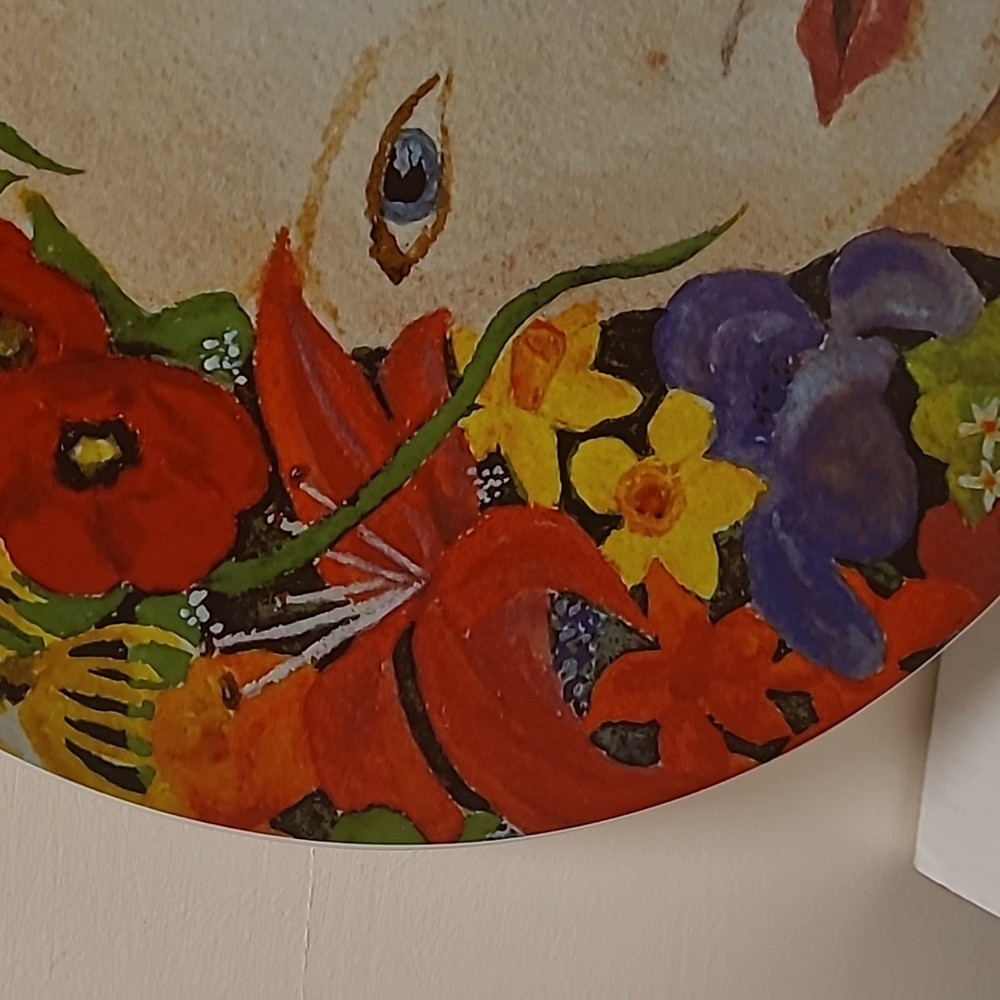Vintage Evie and Linci Blossom Beautiful Flower Girl Wall Plate - Picture 9 of 16
